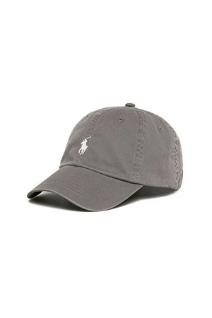 Cappello da baseball in cotone grigio RALPH LAUREN | 710548524009GREY